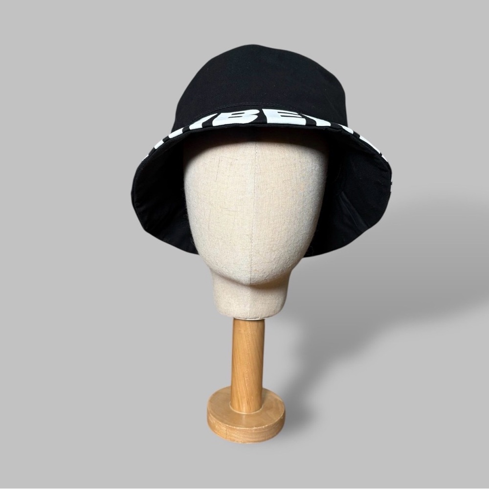 Timberland Men Women Black Logo Bucket Hat Sz L/XL - Picture 3 of 13
